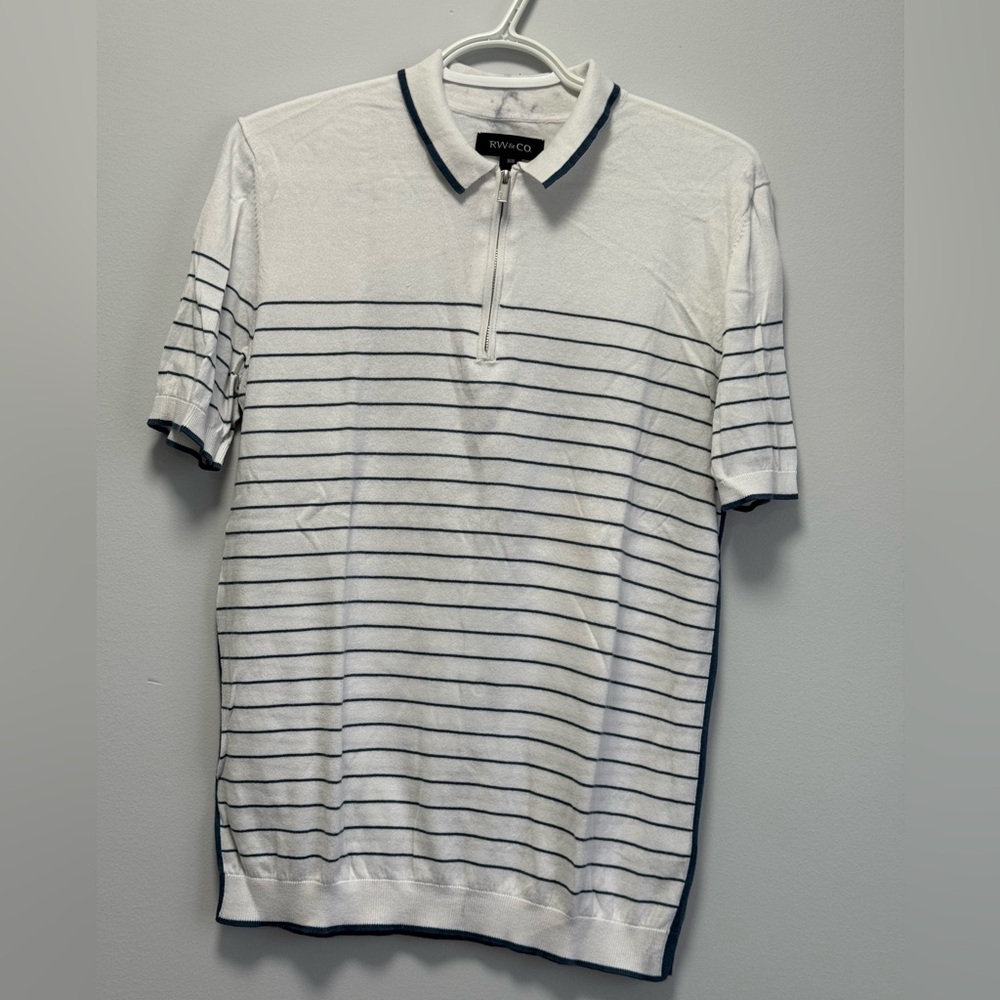 RW&CO. Black and blue  Polo Shirt Classic Design